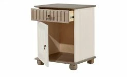 Nachtkommode Bornholm | Kiefer Weiß / Kiefer lavafarben -Tische Verkäufe 10133746 2 201811271458