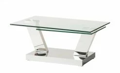 Couchtisch Glas Metall drehbar Budelli | Klarglas -Tische Verkäufe 10326287 1 201811271457