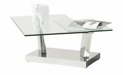 Couchtisch Glas Metall drehbar Budelli | Klarglas -Tische Verkäufe 10326287 3 201811271457