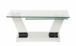 Couchtisch Glas Metall drehbar Budelli | Klarglas -Tische Verkäufe 10326287 9 201811271457