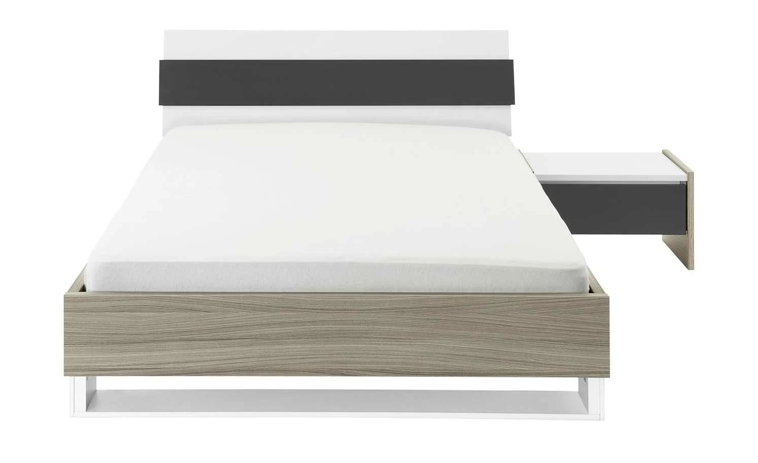 Nachtkommode Holly Nachtkommode Holly | Treibholz (Nachbildung) / Weiß / Anthrazit Nein 34|cm -Tische Verkäufe 11117306 3 201811271524