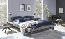 Beistelltisch Carpi Akazie | Vintage Grau