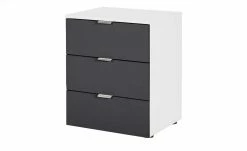meinSchrank Nachtkommode One 710 | Polarweiß Graphitgrau