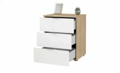 meinSchrank Nachtkommode One 710 | Weiß / Sonoma Eiche (Nachbildung) -Tische Verkäufe 11136007 3 202109061235