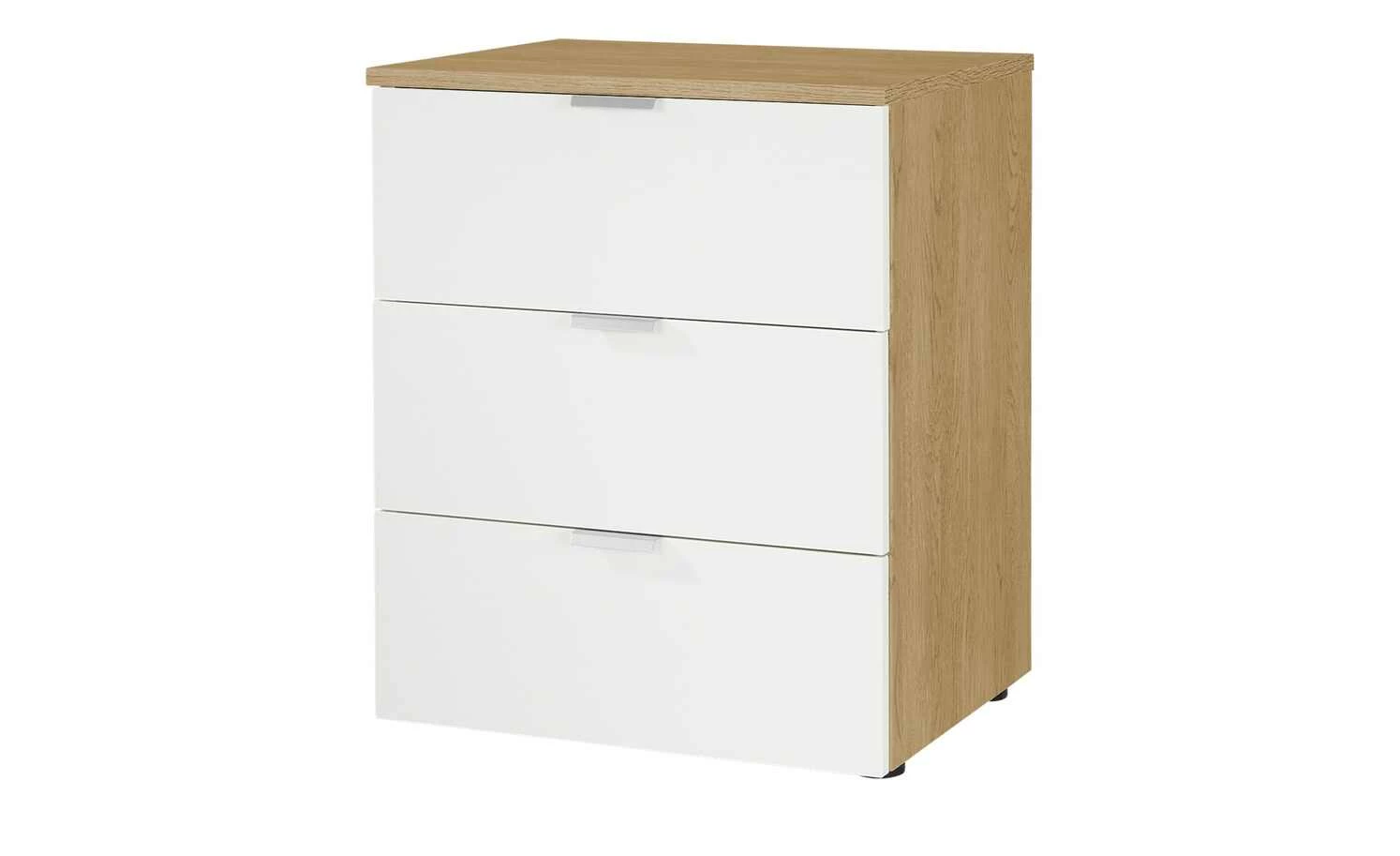 meinSchrank Nachtkommode One 710 meinSchrank Nachtkommode One 710 | Weiß / Riviera Eiche (Nachbildung) -Tische Verkäufe 11136008 1 202109061235