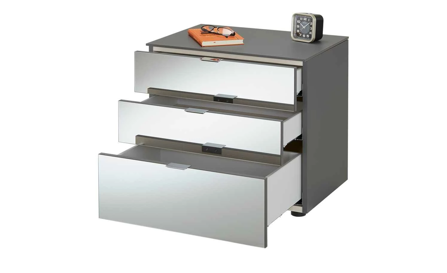 Nachtkommode mit verspiegelten Fronten Bonio Nachtkommode mit verspiegelten Fronten Bonio | 52,5|cm -Tische Verkäufe 11136345 1 202201191242