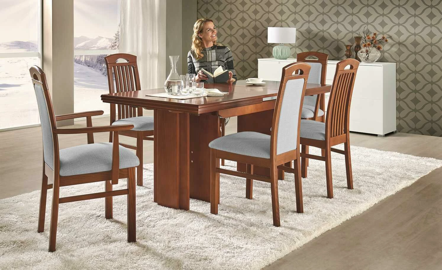 Wangentisch ausziehbar 4ever Wangentisch ausziehbar 4ever | Nussbaum-cognacfarben -Tische Verkäufe 11304567 1 202103191243