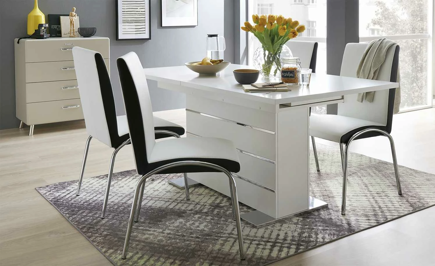 Esstisch ausziehbar Finn Esstisch ausziehbar Finn | Weiß -Tische Verkäufe 11305581 3 201905072034