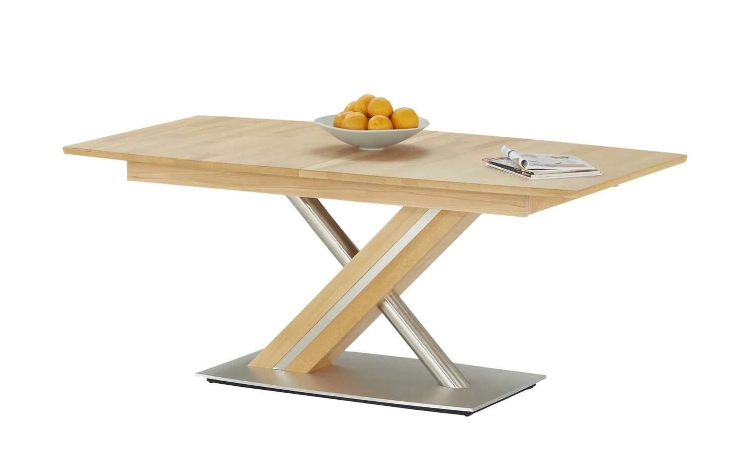 Woodford Säulentisch massiv ausziehbar Tristan Woodford Säulentisch massiv ausziehbar Tristan | ca. 160x90 cm mit 1 Einlegeplatte -Tische Verkäufe 11308676 1 202105261238