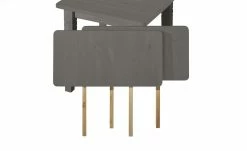 maison bleue Ansteckplatte, 1-teilig Florian | Grau Ausführung 1 (passend zu Tisch mit Breite 78 cm)