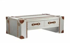 Couchtisch Aluminium Kunstleder Rimini -Tische Verkäufe 11321447 1 201811271458