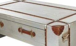 Couchtisch Aluminium Kunstleder Rimini -Tische Verkäufe 11321447 5 201811271458