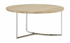 Couchtisch Moon | Asteiche Chrom 32|cm