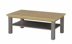 maison bleue Couchtisch Petit Chalet | Graphit / Asteiche