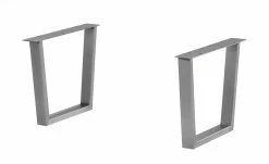 Couchtischgestell Comida | Edelstahl-Optik Gestell U-förmig