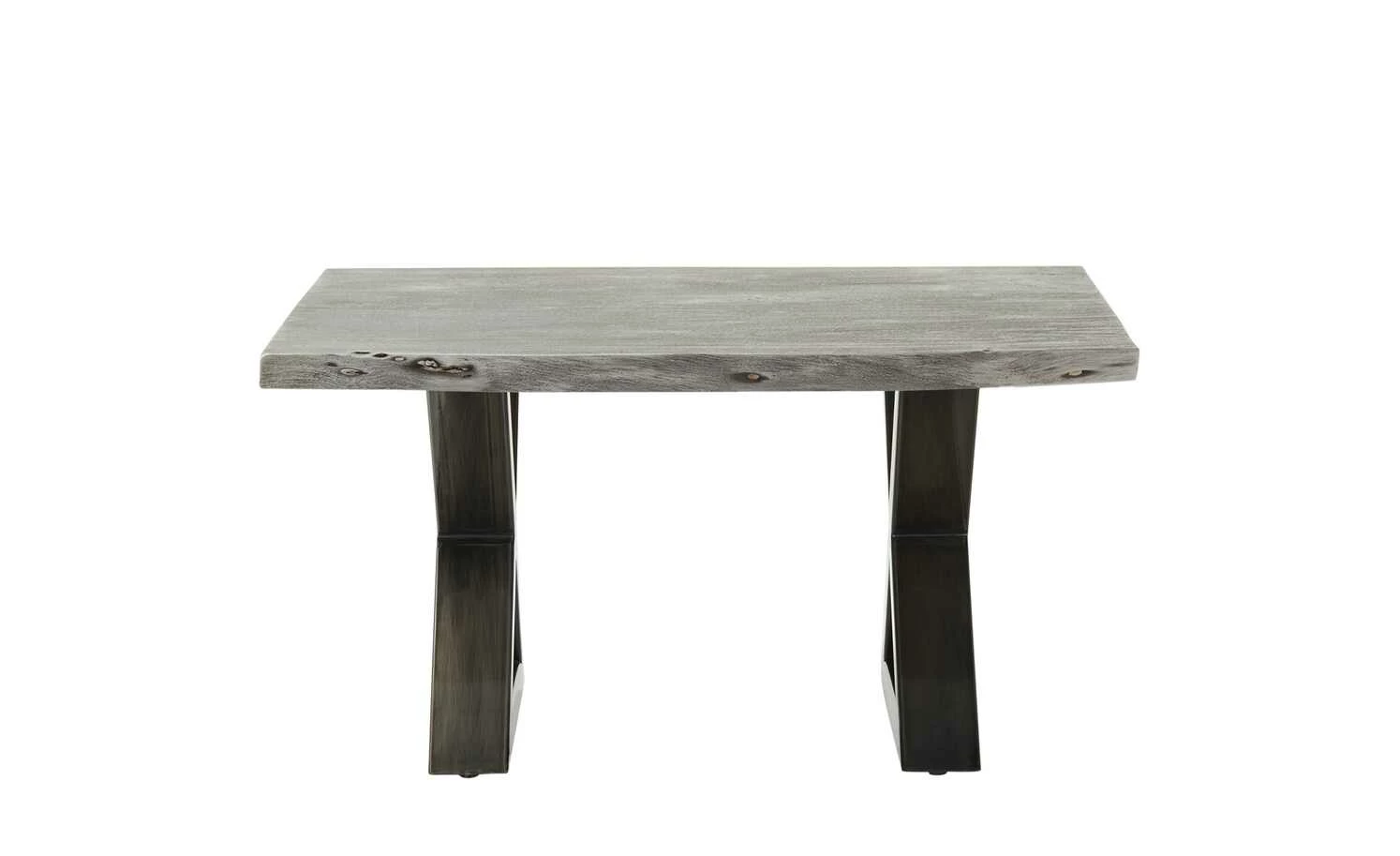 Woodford Couchtisch Alabria Woodford Couchtisch Alabria | Akazie Grau 75 x 75 cm Antikgrau Gestell in X-Form -Tische Verkäufe 11327322 1 202009152247