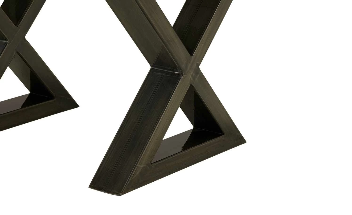 Woodford Couchtisch Alabria Woodford Couchtisch Alabria | Akazie Grau 75 x 75 cm Antikgrau Gestell in X-Form -Tische Verkäufe 11327322 12 202205311237