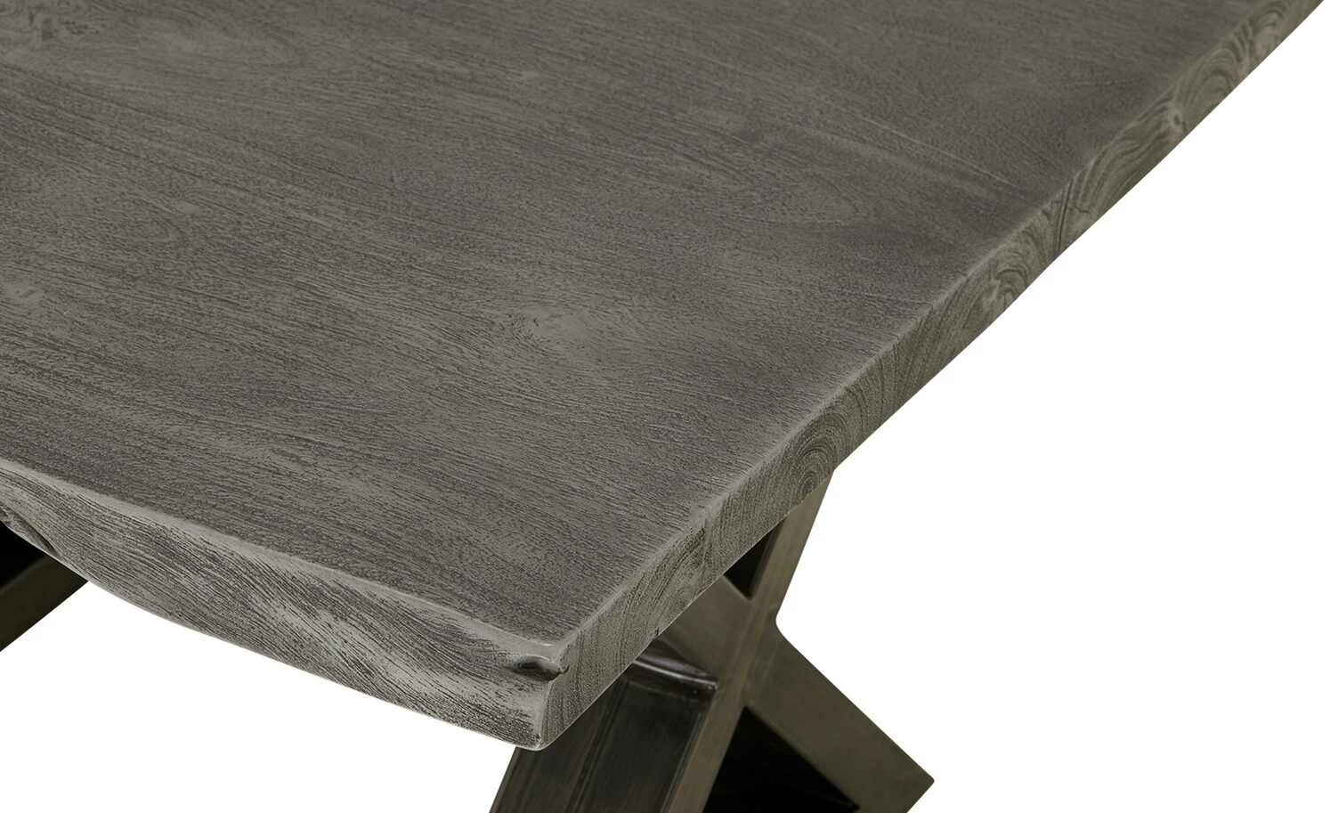 Woodford Couchtisch Alabria Woodford Couchtisch Alabria | Akazie Grau 75 x 75 cm Antikgrau Gestell in X-Form -Tische Verkäufe 11327322 13 202205311237