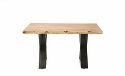Woodford Couchtisch Alabria | Akazie Natur 75 x 75 cm Antikgrau Gestell in X-Form -Tische Verkäufe 11327423 5 202010281142
