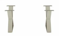 Woodford Couchtisch Alabria | Akazie Grau 75 x 75 cm edelstahlfarbig Gestell in X-Form -Tische Verkäufe 11327430 3 202205311237