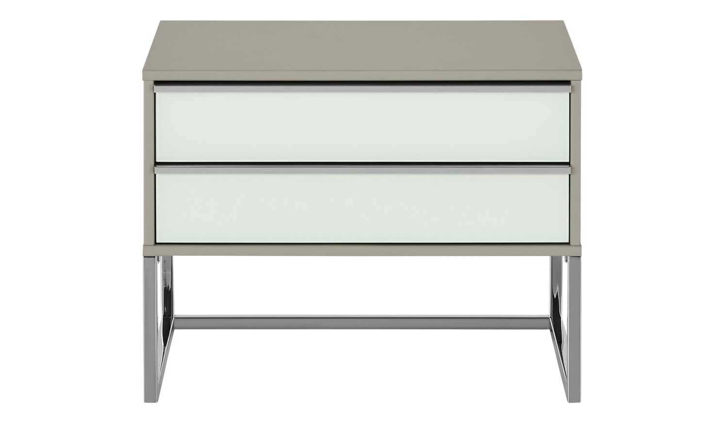 Wohnwert Nachtkommode, 2er-Set Forum Wohnwert Nachtkommode, 2er-Set Forum | Weiß / Kieselgrau -Tische Verkäufe 12104739 4 202007151219