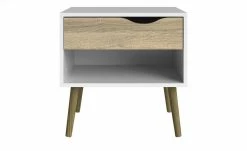 Nachtkommode Ogna | Weiß / Eiche (Nachbildung) -Tische Verkäufe 12106227 9 201905070908