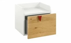 now! by hülsta minimo Nachtkommode Minimo | Weiß / Eiche Natur (Nachbildung) -Tische Verkäufe 12110451 1 201901221137