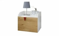 now! by hülsta minimo Nachtkommode Minimo | Weiß / Eiche Natur (Nachbildung) -Tische Verkäufe 12110451 5 201901221137