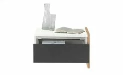Anbau-Nachtkommode Holly | Weiß / Hickory (Nachbildung) / Anthrazit -Tische Verkäufe 12114022 5 202002122240