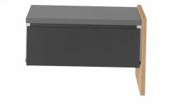 Anbau-Nachtkommode Holly | Mittelgrau / Hickory (Nachbildung) / Anthrazit -Tische Verkäufe 12114023 5 202002122240