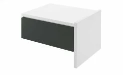 Anbau-Nachtkommode Holly | Weiß / Anthrazit