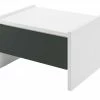 Nachtkommode Holly | Weiß / Anthrazit Nein 34|cm -Tische Verkäufe 12114537 2 202002122240