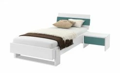 Nachtkommode Holly | Weiß / Petrol Nein 34|cm -Tische Verkäufe 12114538 2 202002122240