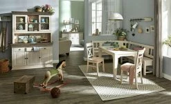 Esstisch Bornholm | Kiefer Weiß 120|cm