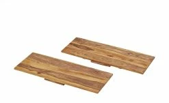 Ansteckplatten, 2er-Set Amarillo