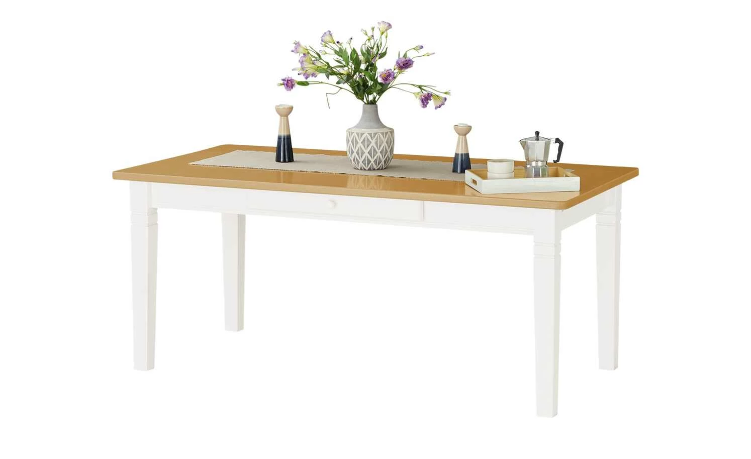 maison bleue Esstisch massiv Florian maison bleue Esstisch massiv Florian | Weiß / laugenfarben ca. 180x90 cm -Tische Verkäufe 12300937 4 202108130002