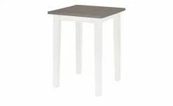 maison bleue Bartisch massiv Florian | Weiß / Grau 78|cm