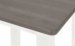 maison bleue Bartisch massiv Florian | Weiß / Grau 78|cm -Tische Verkäufe 12307042 5 202108131411