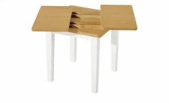 maison bleue Esstisch massiv Florian | Weiß / laugenfarben ca. 78x78 cm -Tische Verkäufe 12308072 6 202108130002