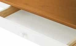 maison bleue Esstisch massiv Florian | Weiß / bernsteinfarben ca. 180x90 cm -Tische Verkäufe 12309065 5 202108130002