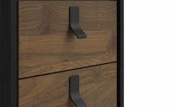 Nachtkommode Rye | Walnuss (Nachbildung) / Schwarz -Tische Verkäufe 13100449 11 202110281301