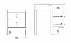 Nachtkommode Madron | Weiß 15 Nachtkommode Madron | Weiß -Tische Verkäufe 13100457 2 202111192234