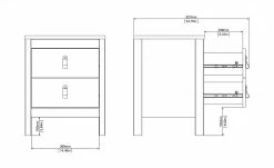 Nachtkommode Madron | Schwarz -Tische Verkäufe 13100458 18 202111192234