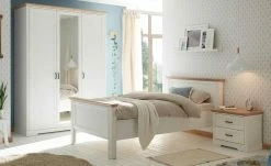 Nachtkommode Varese | Pinie hell (Nachbildung)/ Asteiche (Nachbildung)