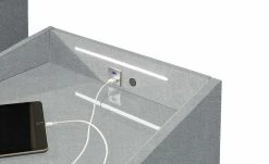 meinBett Nachtkonsole mit LED-Beleuchtung und USB-Ladeanschlüssen Moon -Tische Verkäufe 13126072 2 202101061029