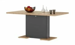 Esstisch Sencillo | Asteiche (Nachbildung) / Anthrazit 140x89 cm -Tische Verkäufe 13232233 13 202201251234