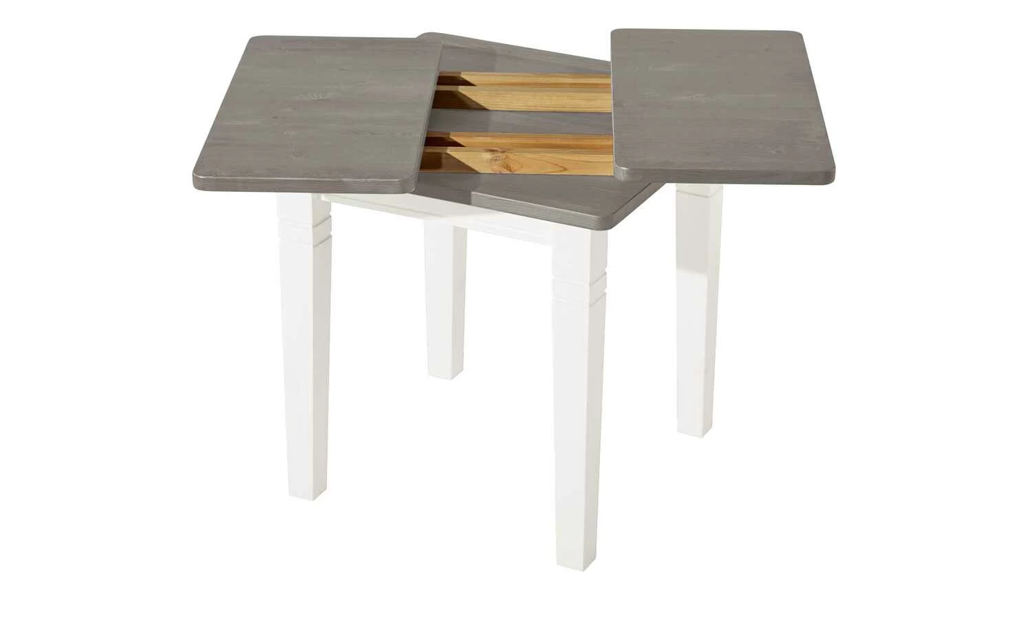 maison bleue Esstisch massiv Florian maison bleue Esstisch massiv Florian | Weiß / Grau ca. 78x78 cm -Tische Verkäufe 13300145 8 202108130002