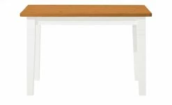 maison bleue Esstisch massiv Florian | Weiß / bernsteinfarben ca. 120x78 cm -Tische Verkäufe 13300147 4 202108130002