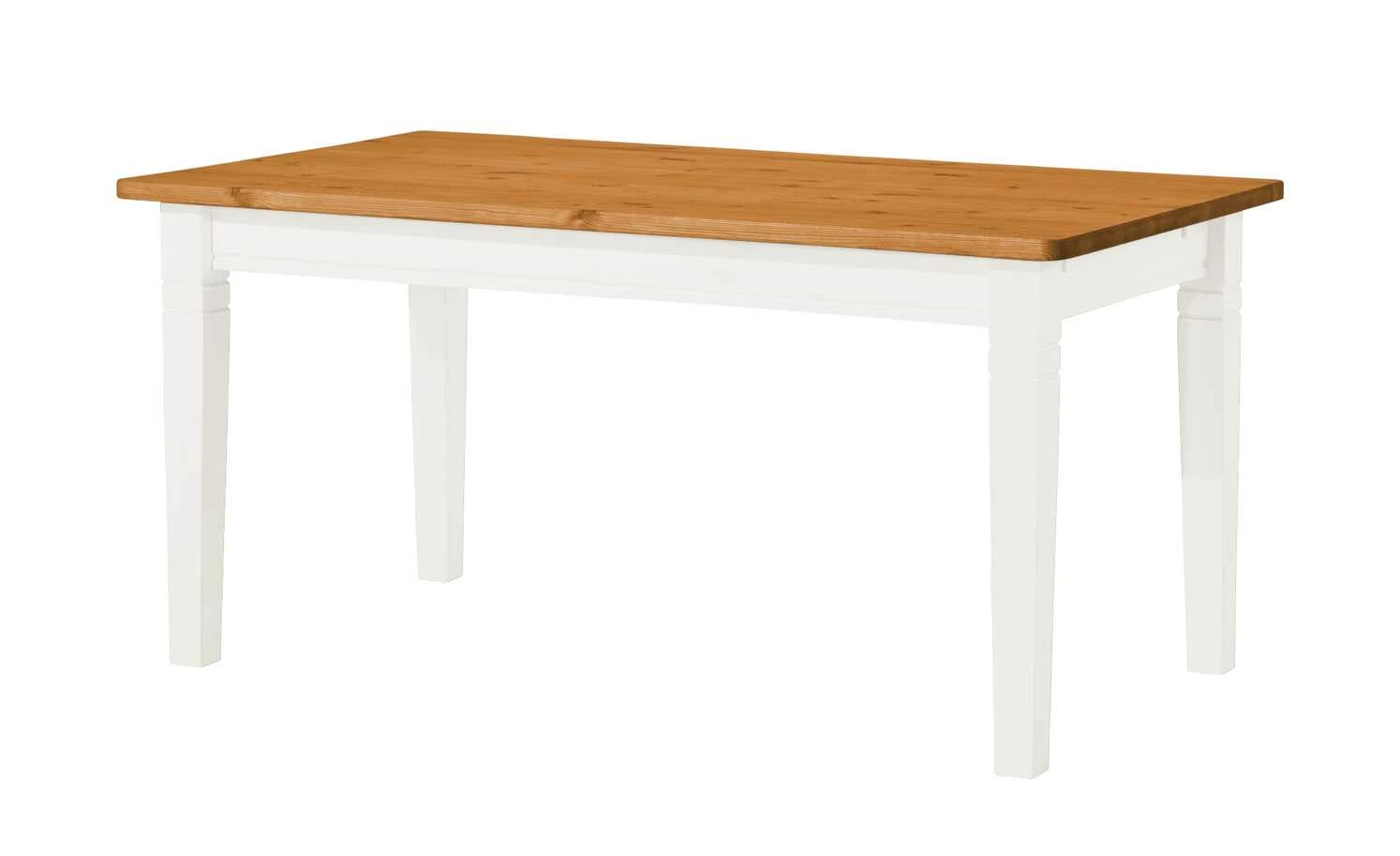 maison bleue Esstisch massiv Florian maison bleue Esstisch massiv Florian | Weiß / bernsteinfarben ca. 160x90 cm -Tische Verkäufe 13300149 6 202108130002