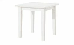 maison bleue Esstisch massiv Florian | Weiß ca. 78x78 cm